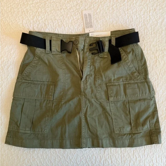 NWT American Eagle Hi-Rise A-Line Utility Skirt - Size 2 - Picture 6 of 10